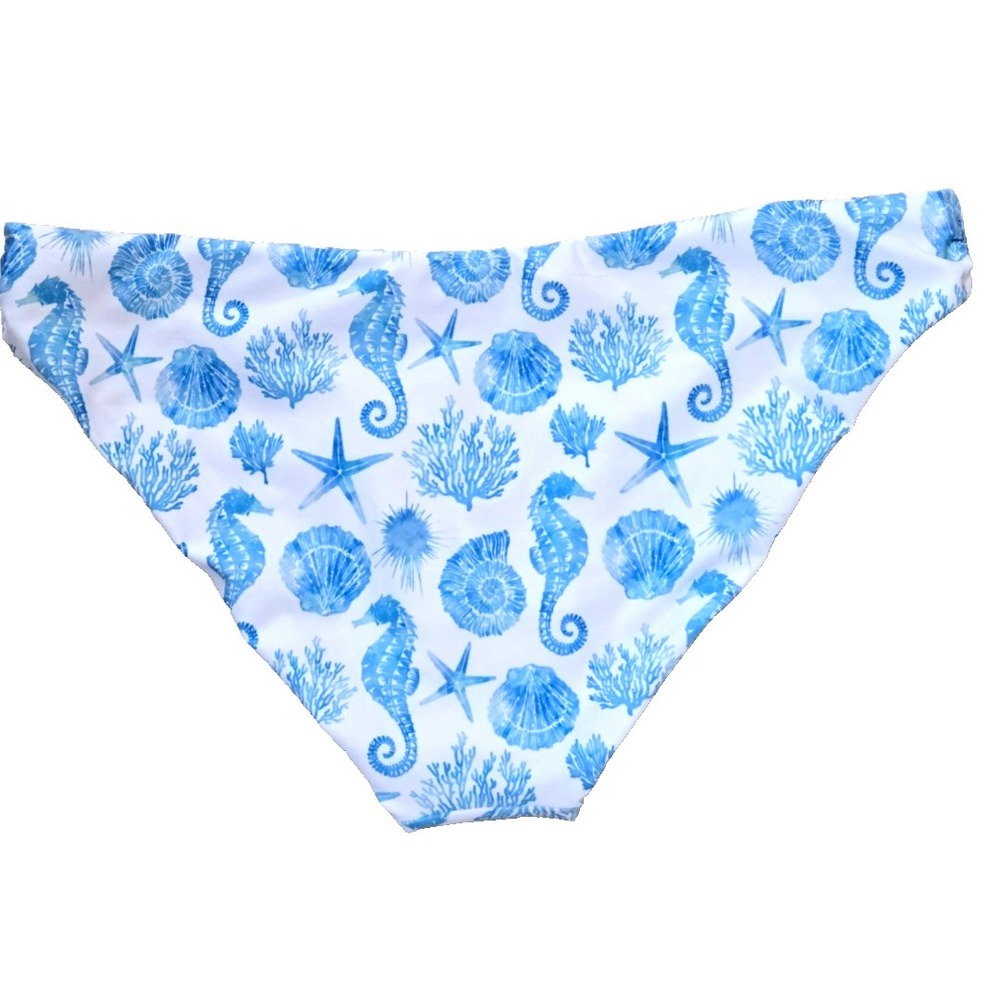 Aqua Swim Bikini Coco Bottom Womens M Blue Sea Life NWT - Picture 3 of 8